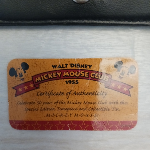 Disney Mickey Mouse Leather Black & White Wallet - Picture 6 of 9